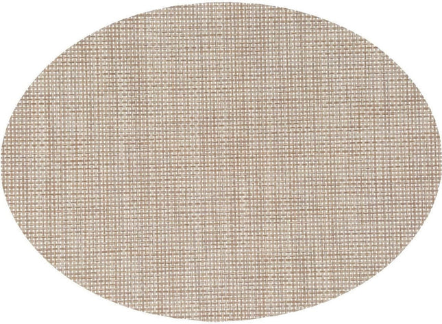 Secret De Gourmet Set de table Maoli - ovale - naturel - 48 x 35 cm - plastique - sous-plat - Sets de table