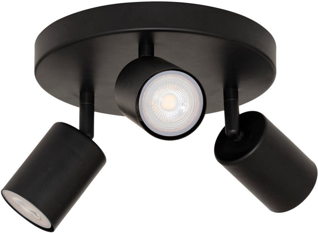 Atmosphera Vico Plafonnier - Ø20xH14cm - Noir