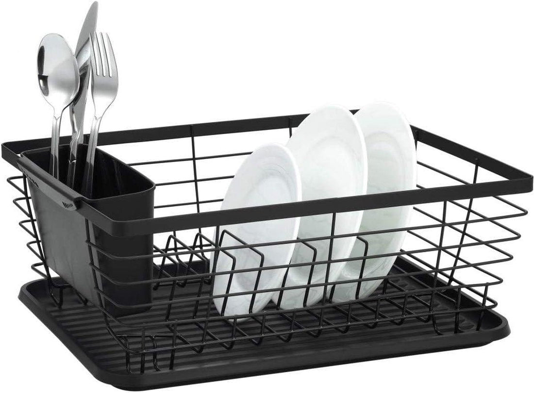 Kinghoff KH-1355 afdruiprek (dish drainer) met lekbak – 36 x 30 cm