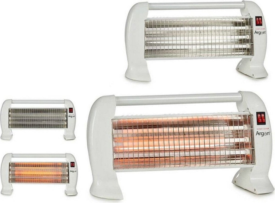 Argon Electric heater - 1200W - 3 settings - Quartz heater - Electric heater - Electric heater