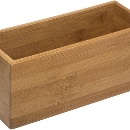 Support/boîte à bijoux/maquillage - 23 x 9,5 cm - bois de bambou - Boîte à vernis à ongles - Boîte à bijoux - Boîte à maquillage - Organiseur