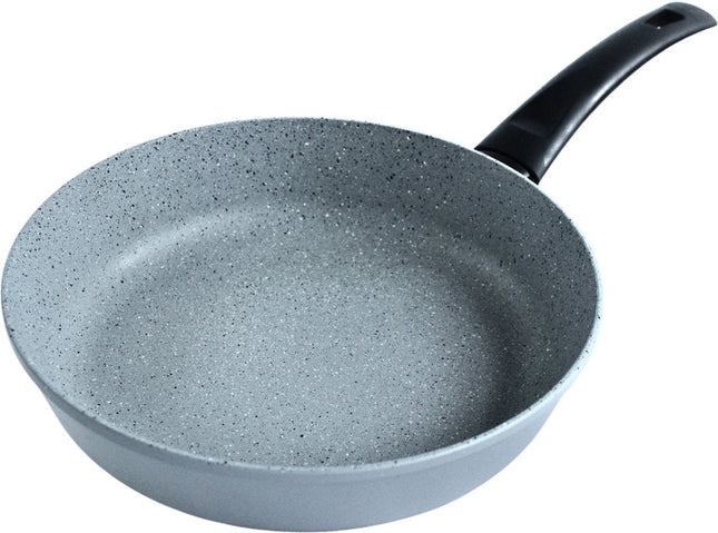 Brizoll MOSAIC Series - Aluminium Koekenpan Ø28 cm met Antiaanbaklaag - Grijs - Soft-Touch