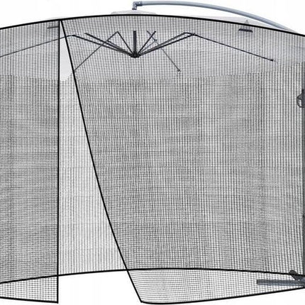 Malatec Muggennet voor Tuinparasol Ø 3 meter - Ultieme Bescherming tegen Insecten