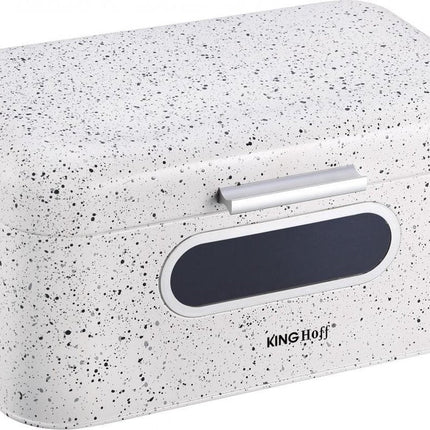 Kinghoff 1079 - Boîte à pain - blanc - 30 x 19.5 x 15.8 cm