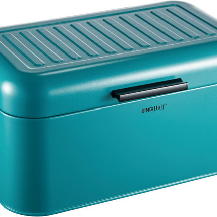 Kinghoff 1711 - Boîte à pain - Turquoise - acier