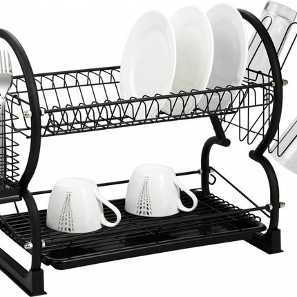 Kinghoff 1500 - Égouttoir à vaisselle - noir