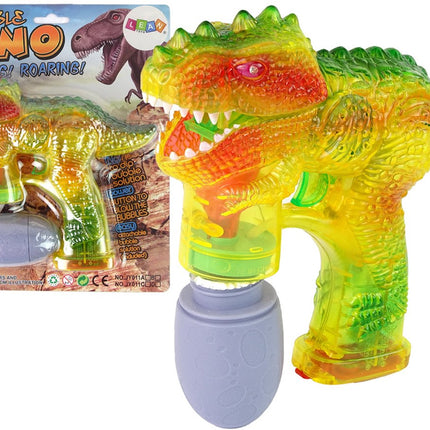 Machine à bulles Dinosaures - Avec liquide à bulles en forme d'œuf - Jouet d'extérieur - Souffleur de bulles - Machine à bulles - Dino - Dinosaure