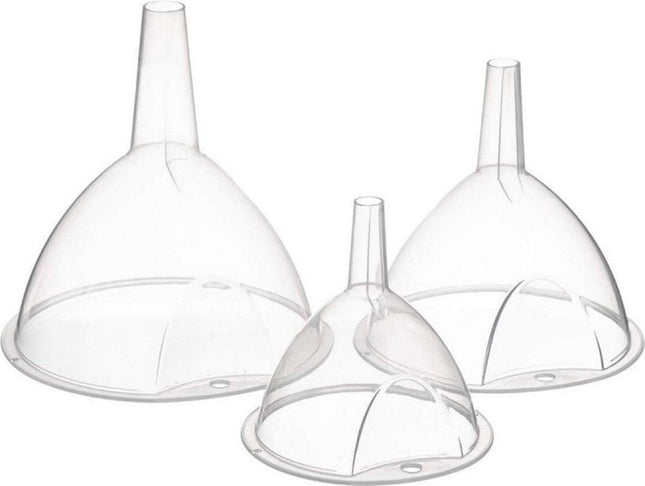 Entonnoir Secret de Gourmet Plastique Transparent (3 Pièces)