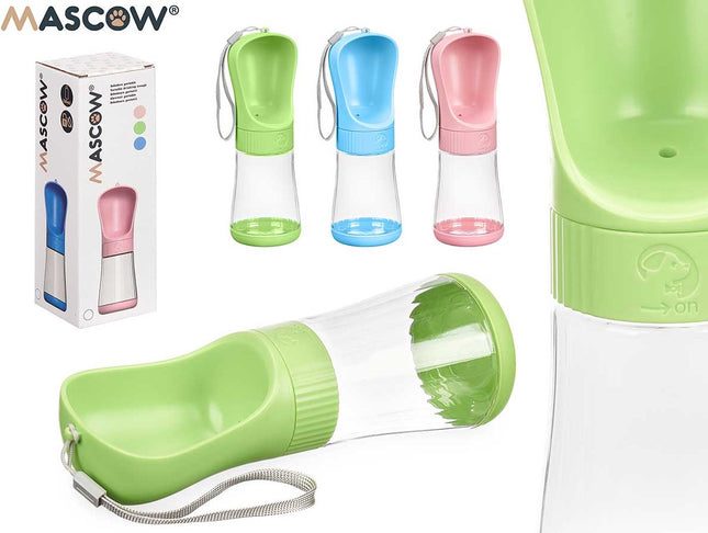 Gourde pour Chien - Verte - Bouteille d'eau pour Chien - 330ml - Biberon pour Chien - Bouteille à boire pour Chien