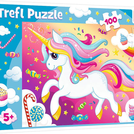 Puzzle - Licornes - 100 pièces