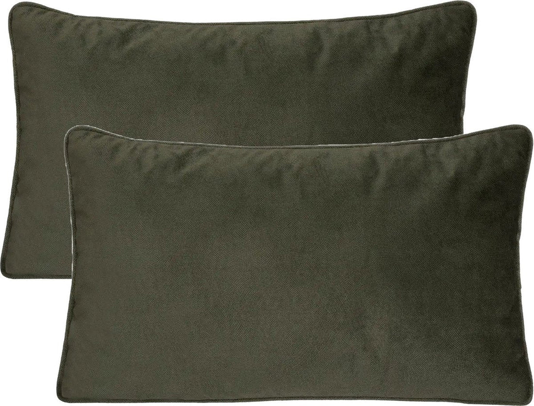 Atmosphera Bank-/Sitzkissen Sophia - 2er-Set - 30 x 50 cm - Polyester mit Reißverschluss