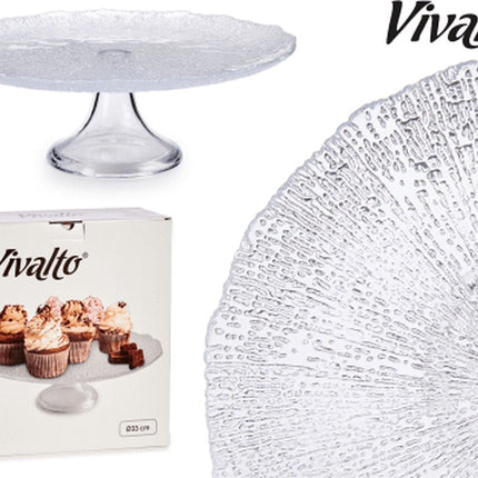 Plat à gâteau Rio Cristal 33 cm