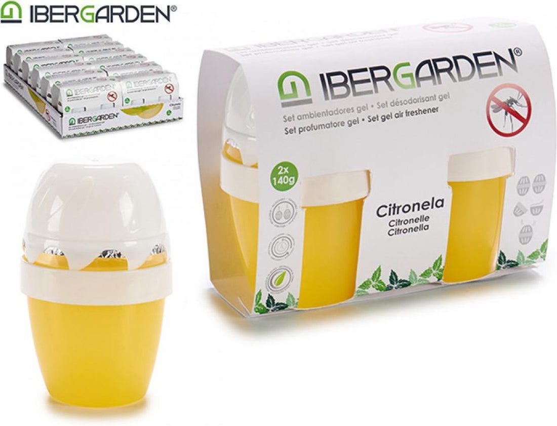 Ibergarden Lufterfrischer Citronella 14 X 9,5 Cm Gelb 2 Stück
