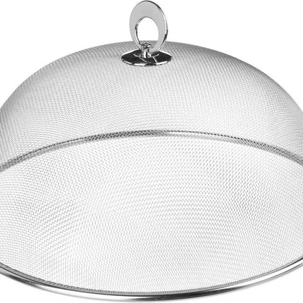 Cloche alimentaire/moustiquaire inox ronde D30 cm - Protection des aliments contre les nuisibles - Couvercles