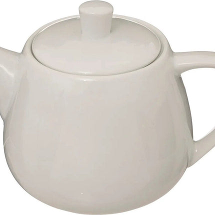 Secret de Gourmet Theepot Cameron - 1000 ml - keramiek - wit - deksel/handvat - theekan