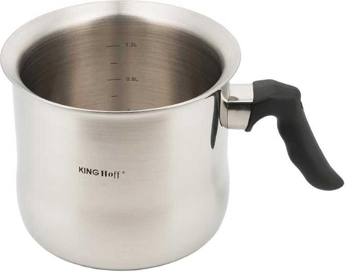 Kinghoff Milk Pot 1L - Stainless Steel