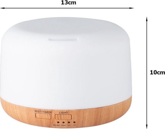 Luchtbevochtiger diffuser aromatherapie rgb afstandbediening