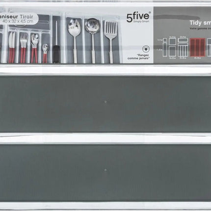 5Five Range-couverts antidérapant 3 compartiments