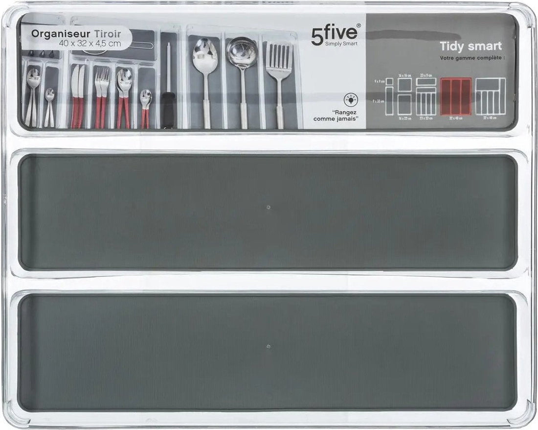 5Five Cutlery tray anti-slip insert 3-compartment