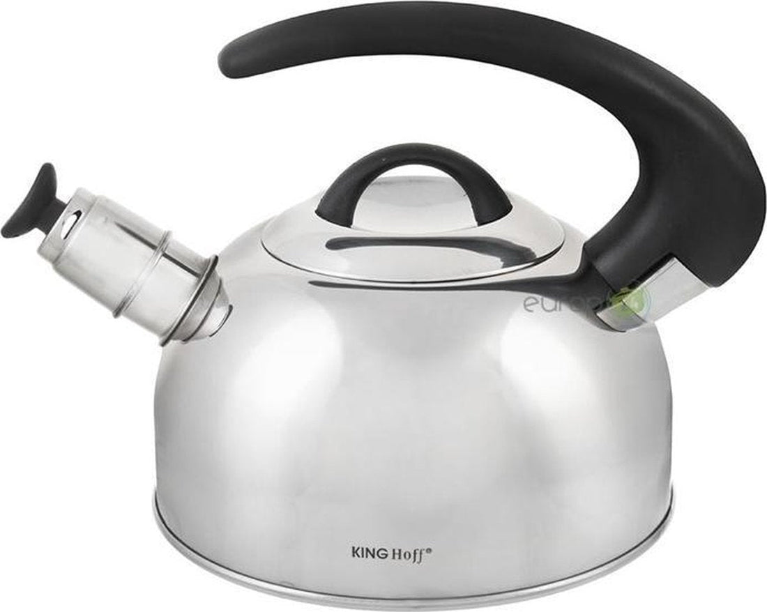 Kinghoff 3250 - Whistling kettle - Stainless steel - 2.3 liters