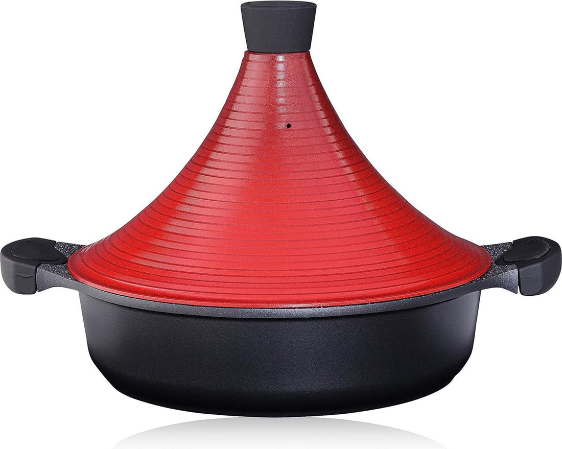 Marokkaanse tajine kookpot 28 cm – gegoten aluminium, ook voor inductie