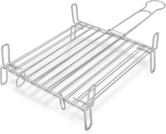 La Dehesa BBQ/barbecue grille de cuisson - rehausseur de grille - métal - 32 x 32 x 8 cm - viande/poisson/légumes