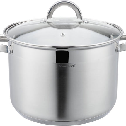 Klausberg 7738 - Faitout avec insert spécial pâtes - 2 pièces - 24 cm - 7,5 litres - acier inoxydable - toutes sources de chaleur