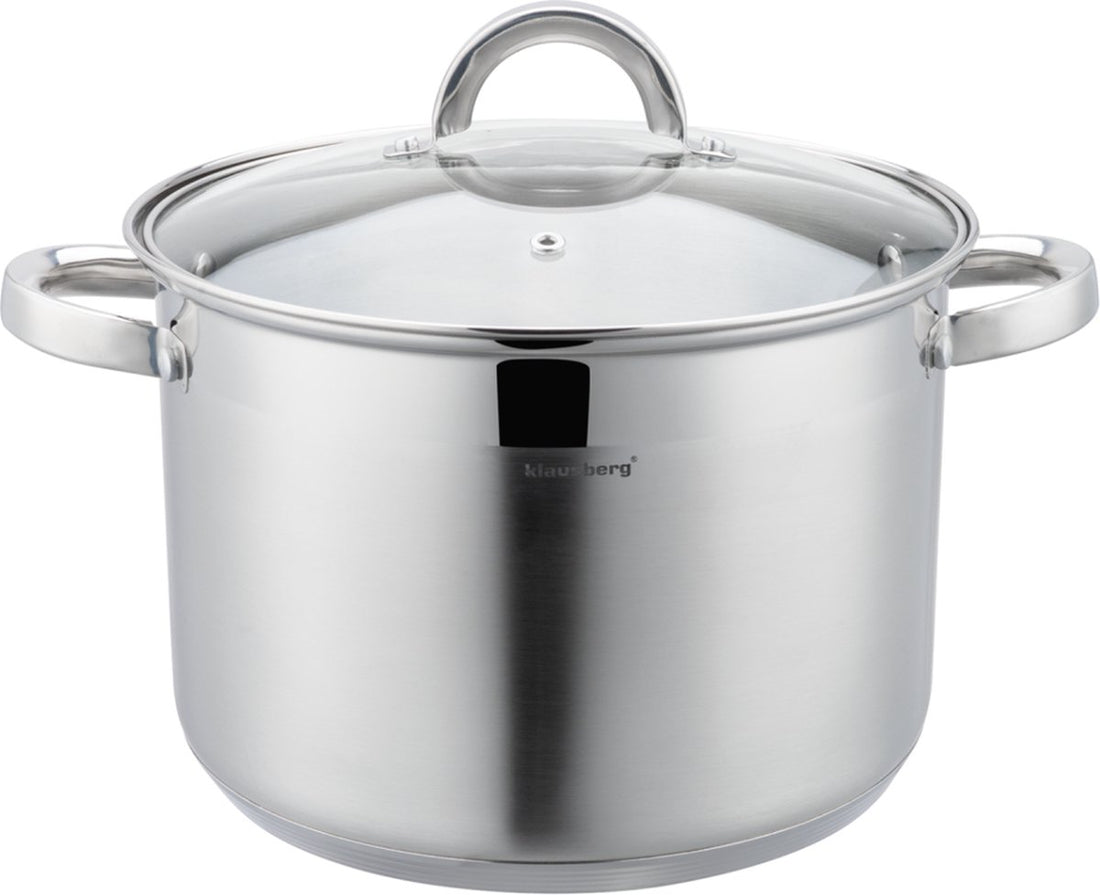 Klausberg 7738 - Pasta pot with insert - 2-piece - 24 cm - 7.5 litre - stainless steel - all heat sources