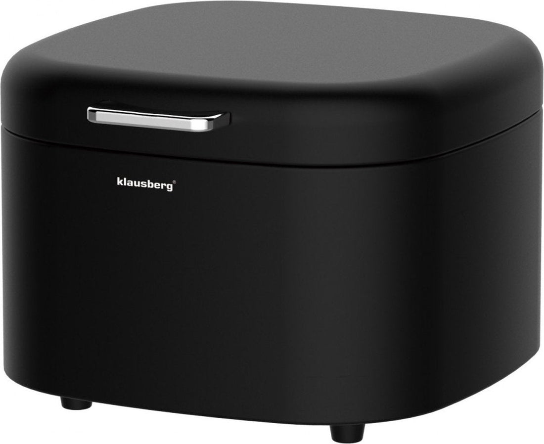 Klausberg 7502 - Bread bin - black - steel