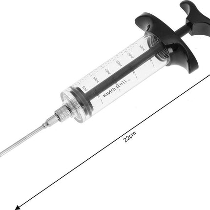Kinghoff 3902 – Seringue à marinade pour viande – 30 ml