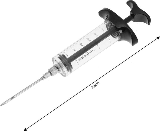 Kinghoff 3902 – Seringue à marinade pour viande – 30 ml