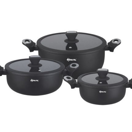 Batterie de cuisine 13 pièces induction - Revêtement antiadhésif spécial - Poignées froides ergonomiques