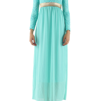 Robe aigue-marine