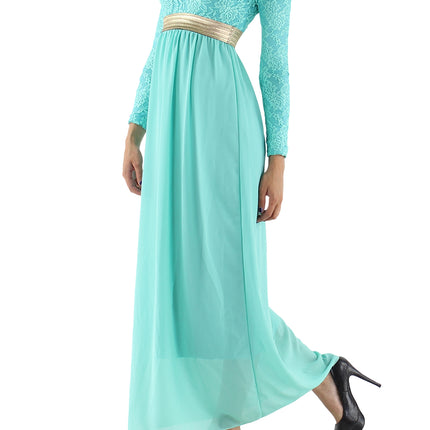 Robe aigue-marine