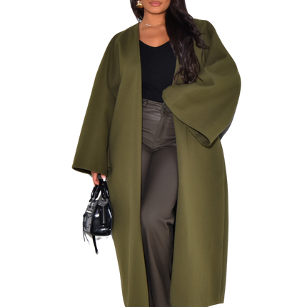 Manteau long oversize