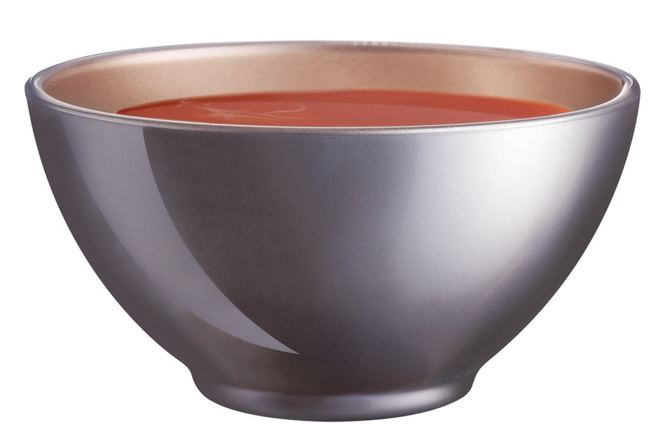 Soepkom FLASHY lavendel, 50 cl – glazen kom van 13,2 cm