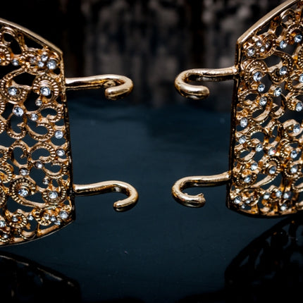 Ceinture ovale dorée