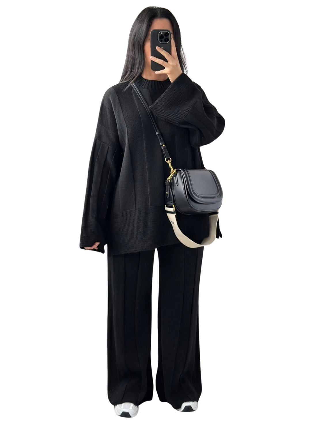 Nina Twinset – Oversized Gemütliches Set – Einheitsgröße