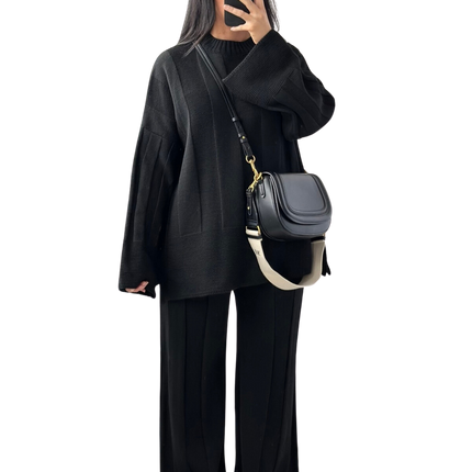 Nina Twinset – Ensemble Confortable Oversize – Taille Unique