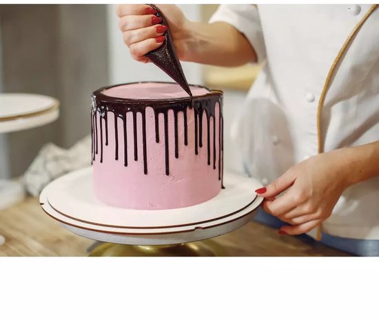 Kinghoff KH1792 - Cercle à Gâteau Réglable - Rond - Diamètre 16 à 30 cm - Hauteur 12 cm - Acier Inoxydable de Haute Qualité - Finition Satinée - Moule à Gâteau - Moule à Tarte - Moule de Cuisson