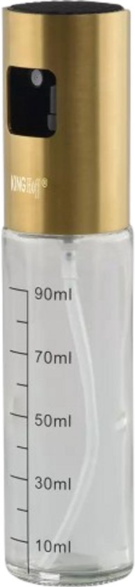 Kinghoff oliespray fles 100 ml – olie- en azijnverstuiver, glas en RVS – foto 6