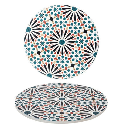 Sous-verre en mosaïque de céramique