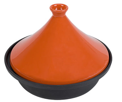 Cosy&Trendy Tajine - Compatible induction - noir/orange - Ø 30 cm