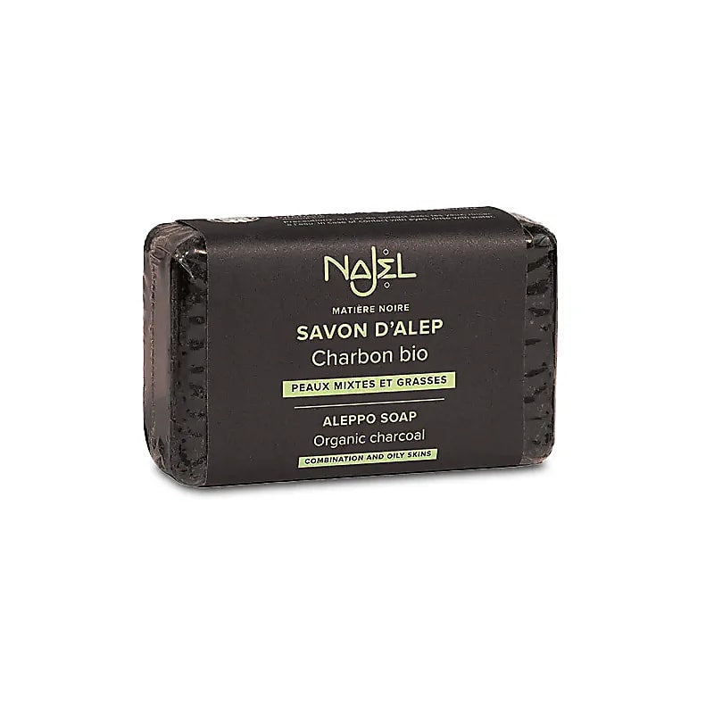 Aleppo soap with organic charcoal