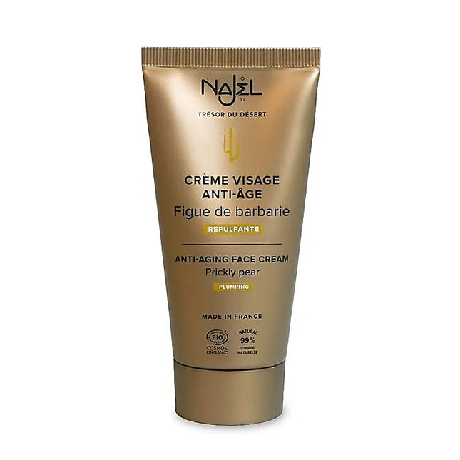 Crème anti-âge visage Najel à l'huile de figue de barbarie BIO