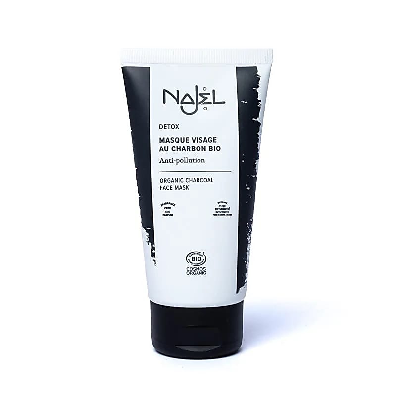 Najel reinigend houtskool gezichtsmasker BIO