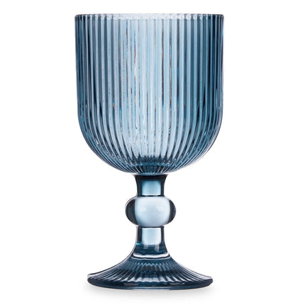Set de 6 verres en verre cannelé, 260 ml