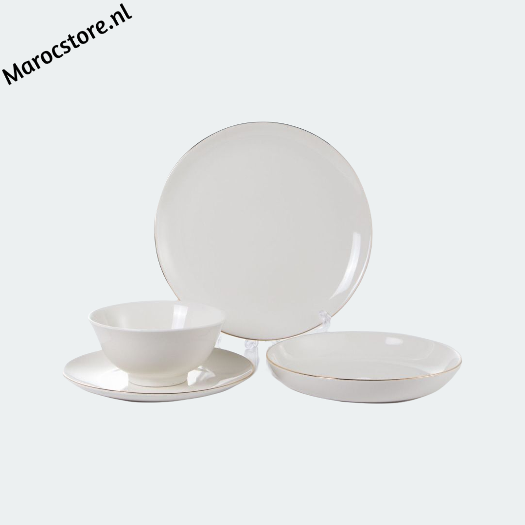 Serviesset 24-delig 6 Personen - Bright White