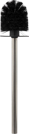 5Five WC-/toiletborstel met houder - zandsteen - grijs - rond - 39 cm