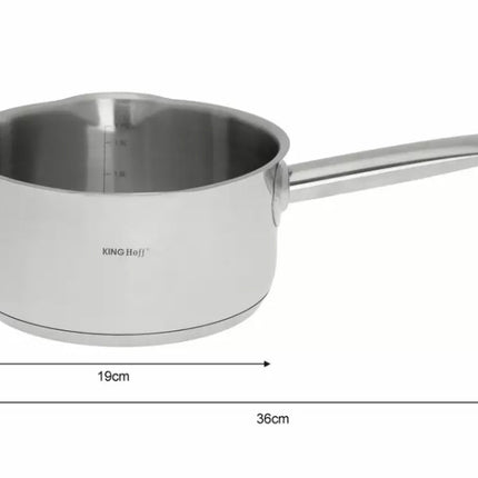 Casserole - Casserole à sauce inox - 2,1 litres - 18 cm